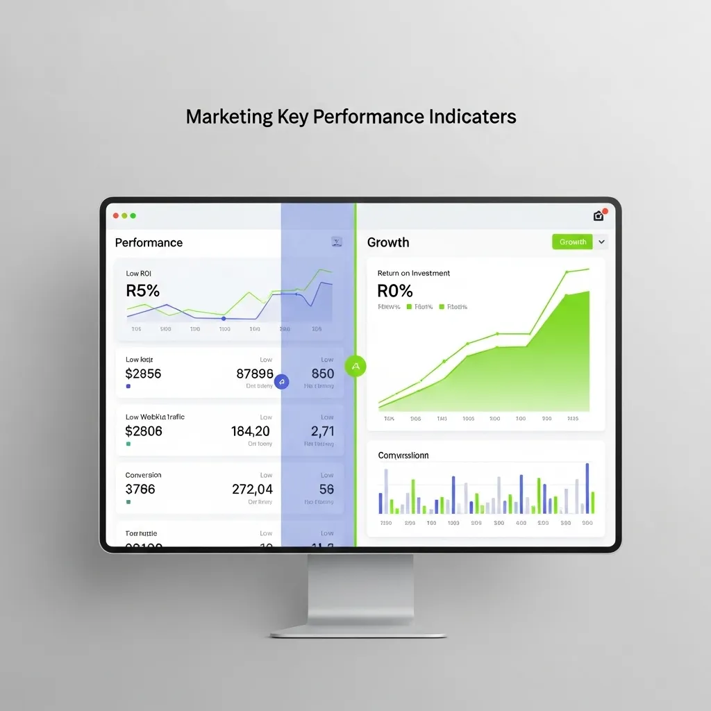 A laptop screen displaying a UAE Marketing Funnel and Customer Journey Mapping for UAE Businesses, featuring stages like Awareness, Consideration, Conversion, and Loyalty.