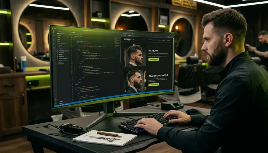 Technical SEO implementation and structured data optimization for SEO for Barbershops in UAE website.
