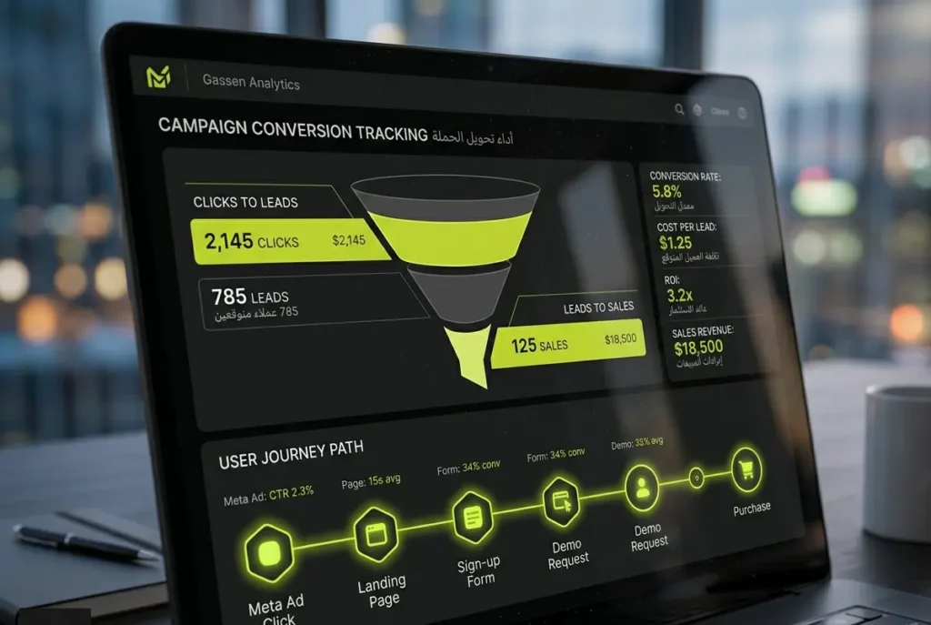 Understanding user behavior through Conversion Tracking Setup For UAE Campaigns funnels and performance data