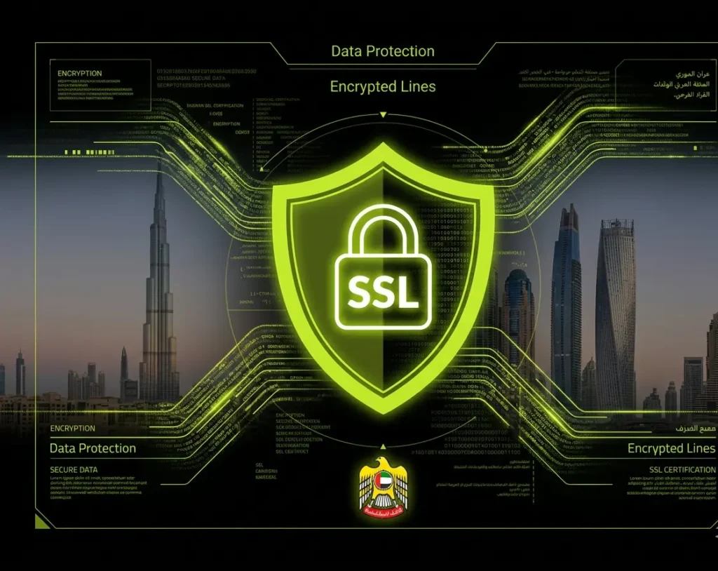 website security UAE SSL certificate data protection business website