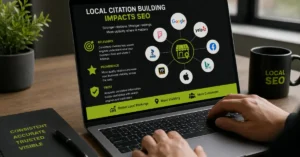 Local citation building improving SEO visibility