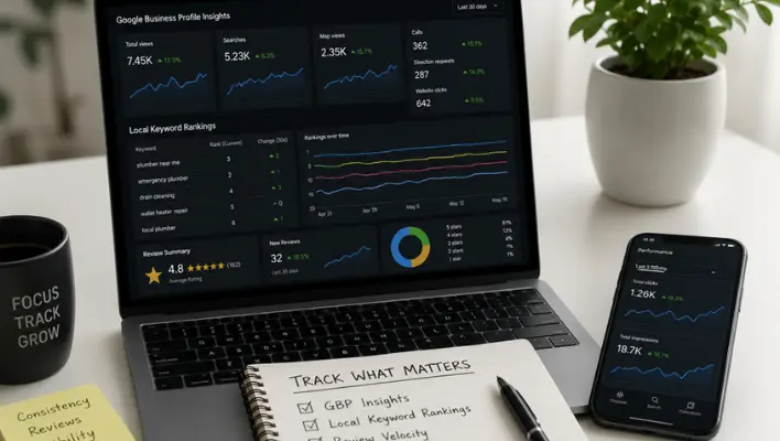 Monitoring local SEO performance metrics