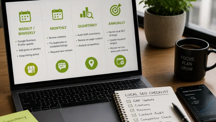 Local SEO maintenance checklist