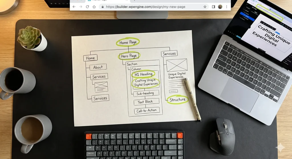 Website Sitemap and  SEO Keywords Planning
