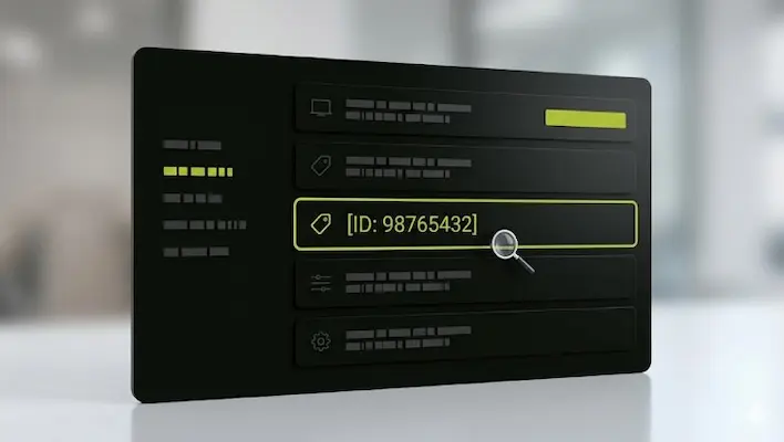 Dashboard panel highlighting where to find the Conversion ID in Google Ads
