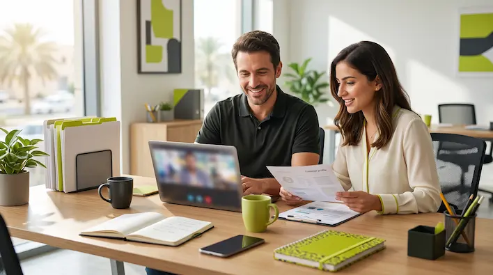 Small business owner using email marketing to build customer relationships, nurture leads, and drive business growth through effective digital marketing channels.