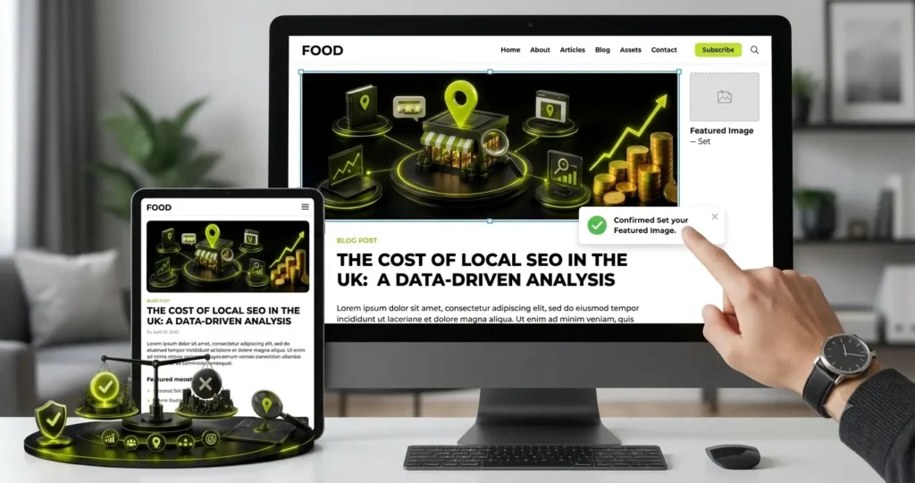 local SEO pricing in the UK in British pounds per month