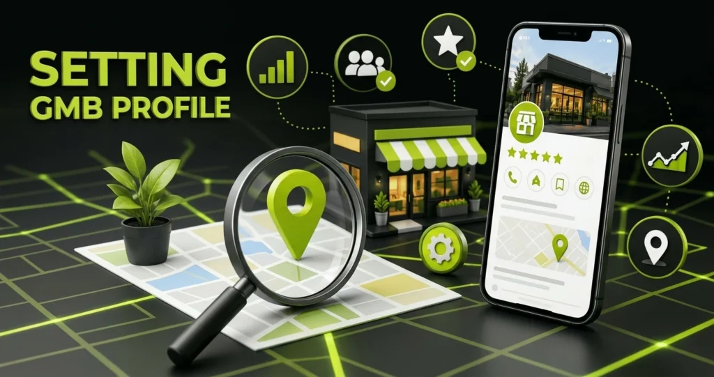 setting up Google Business Profile with correct name address and category