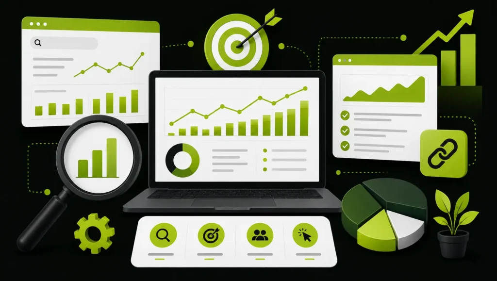 how to measure SEO performance using Google Analytics and Search Console